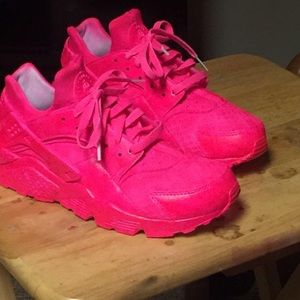 Nike Huaraches Sneakers Fuschia Pink
